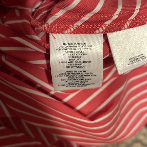 Anne Klein Button Down 3/4” Bell Sleeve Shirt - Picture 8 of 11